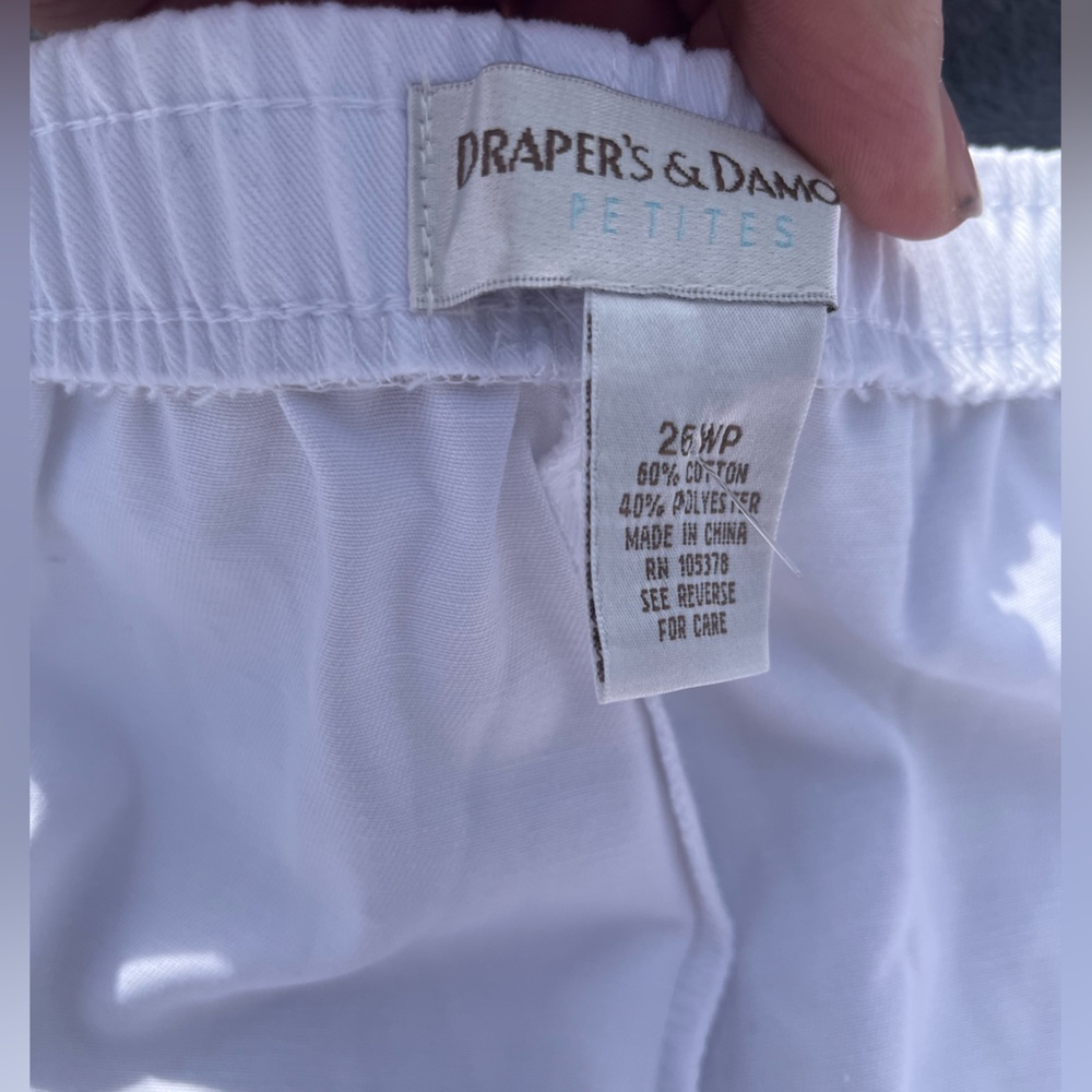 🔥 NEW 🔥 Super Stretchy Plus Sized 26WP White Comfort Pants